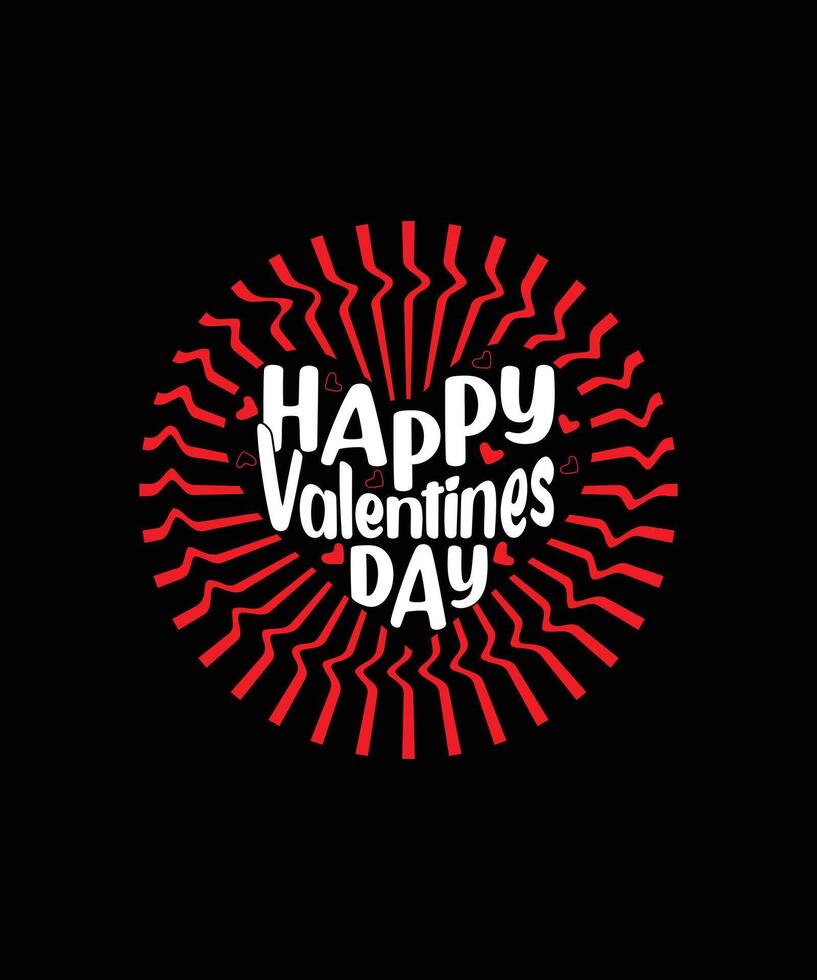 Vector typography happy valentines day t-shirt design, valentine's day illustration