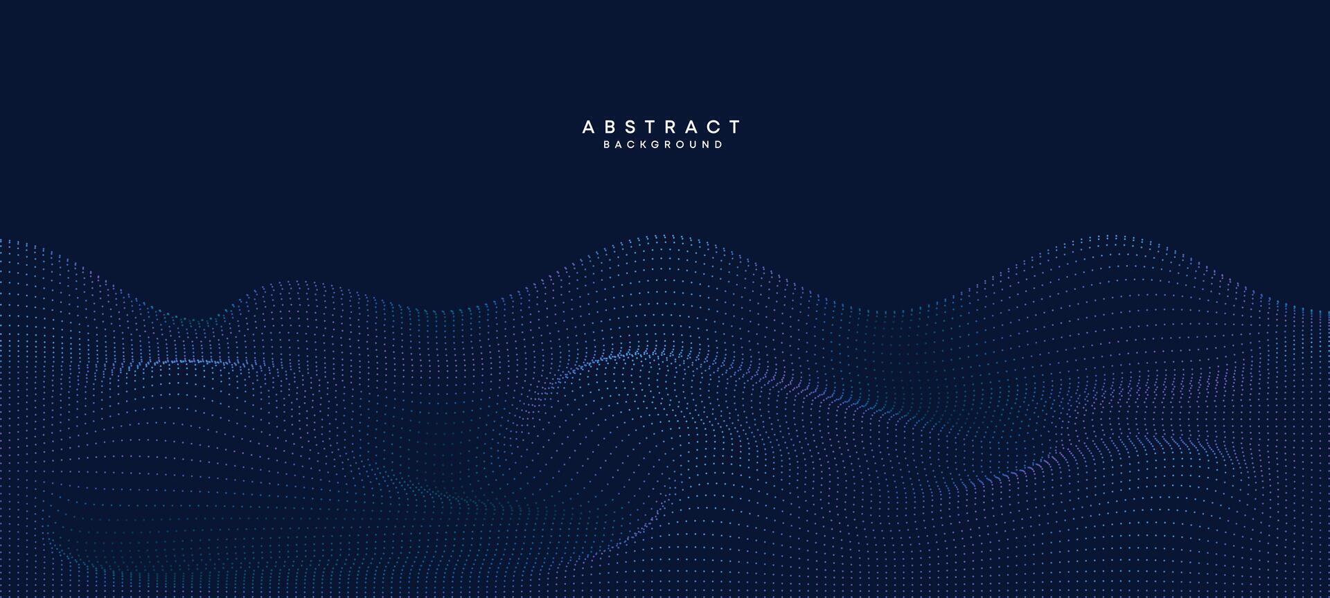 Abstract Blue, Green Gradient Flowing Dot Waving Particle geometric Technology Background. Digital Futuristic Purple, Pink Gradient Dotted Wave. Concept For Science, Music cover, website, header vector