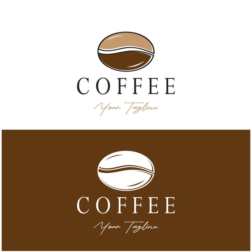 coffee bean icon vector