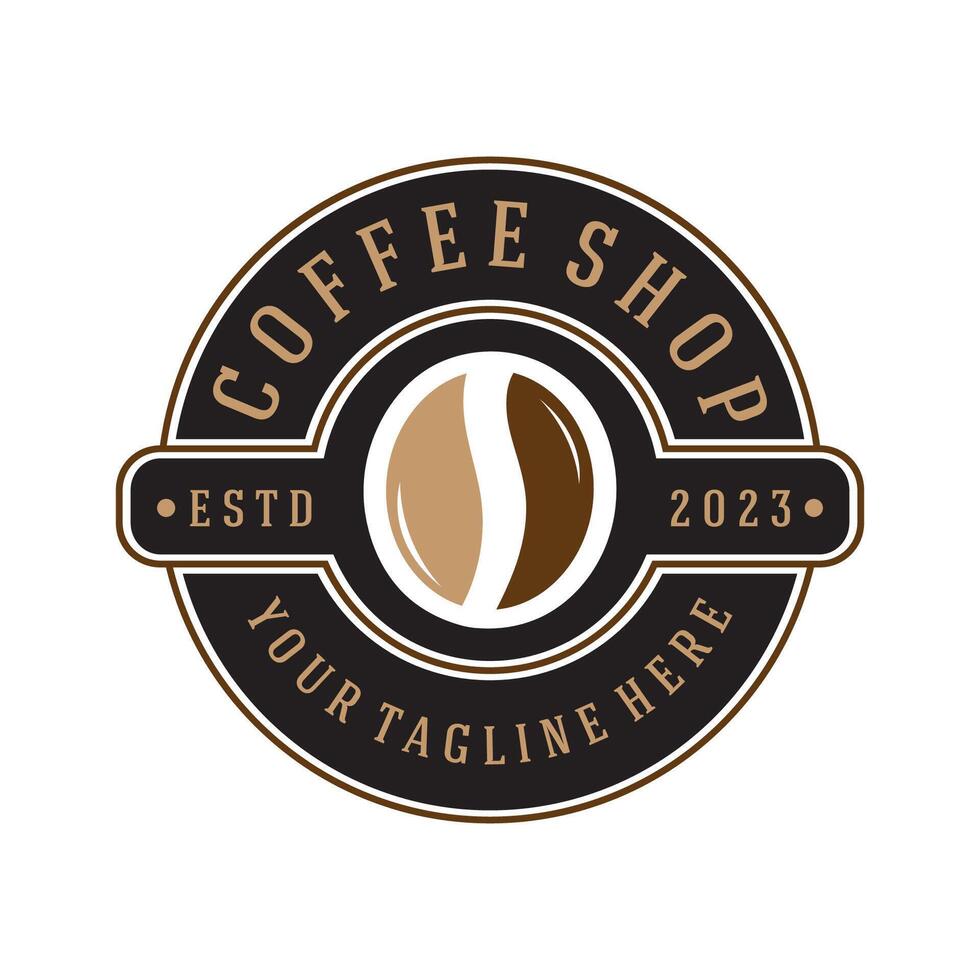 coffee bean icon vector
