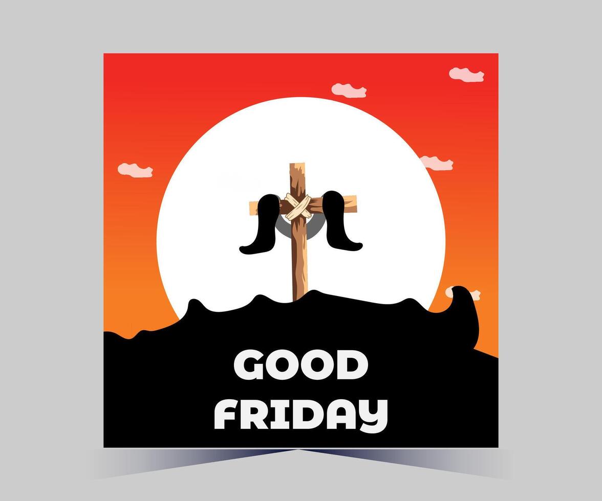 good friday vector illustration