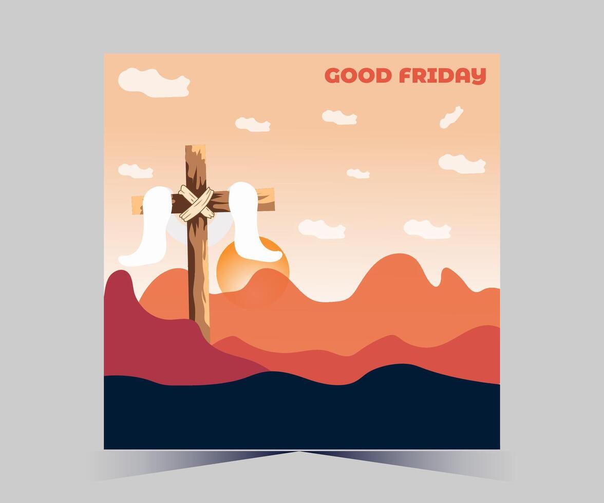 good friday vector illustration