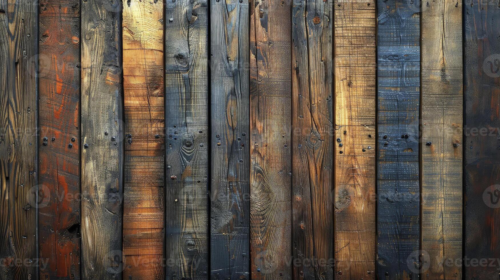 AI generated Pallet wood gives a rustic feel with a rough texture. Wood background. photo