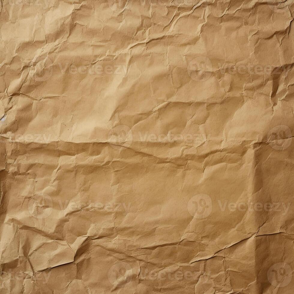 ai generado marrón reciclado antiguo arte papel textura antecedentes. resumen marrón material antiguo Clásico página estropeado. foto