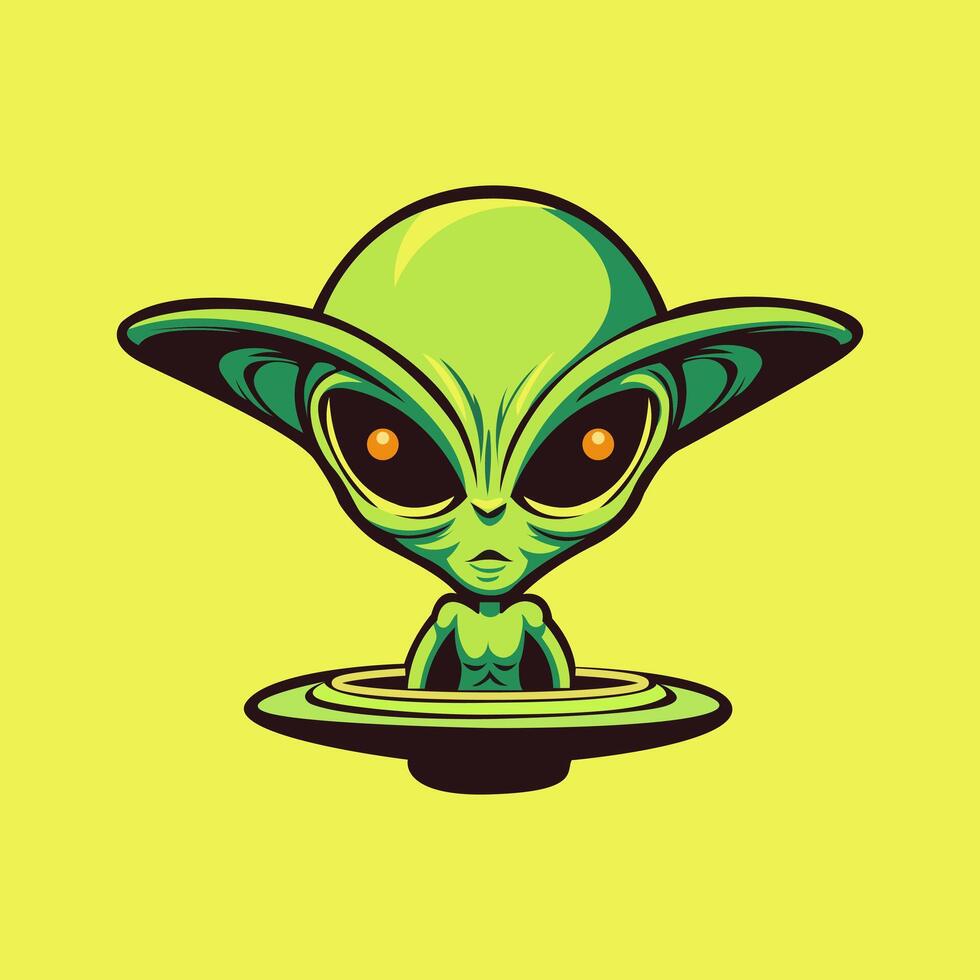 Cute Alien Vector