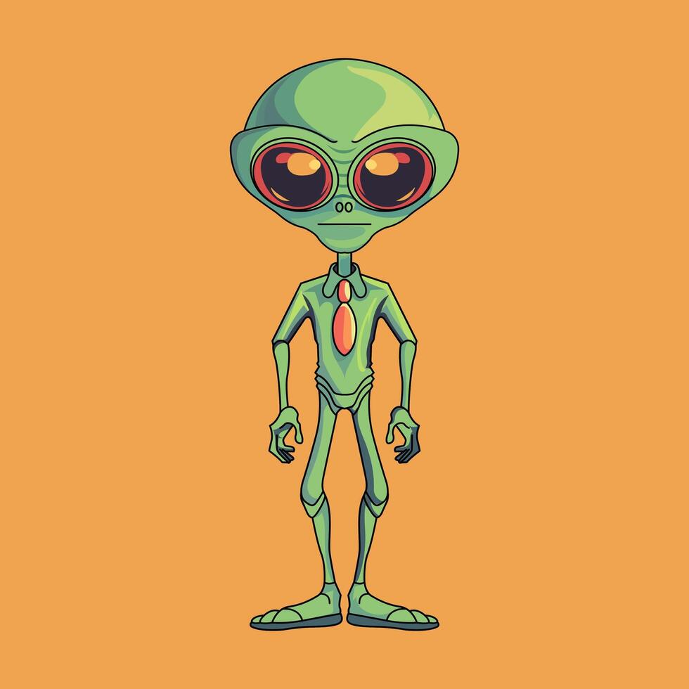 Alien Vector Illustration