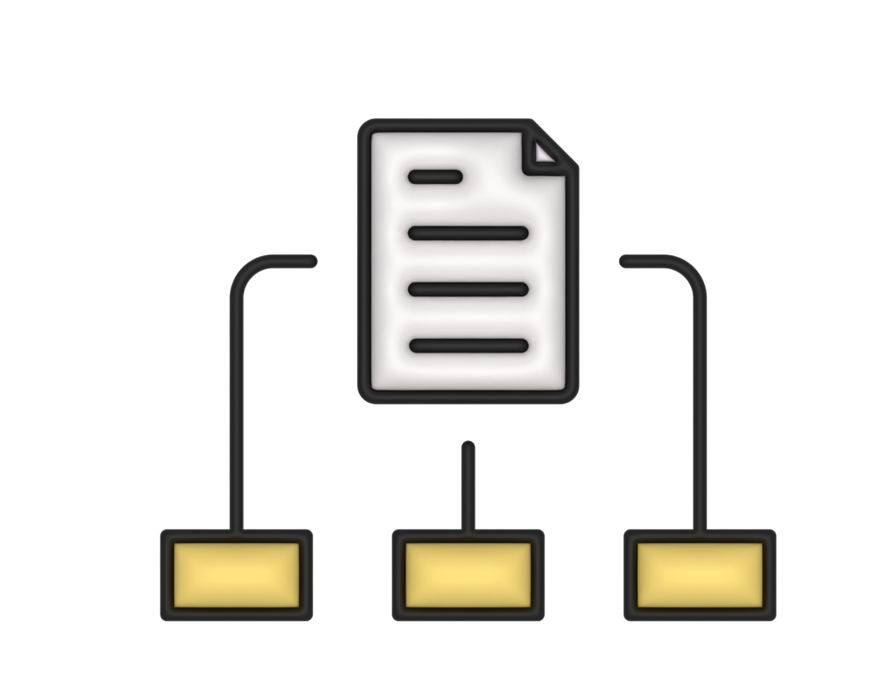 a 3d Data Management on a transparent background png