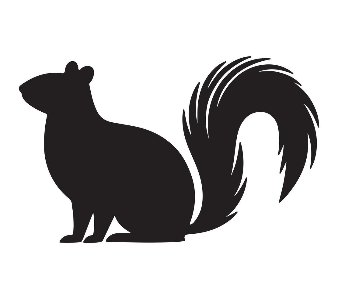 Agouti vector illustration on white background.