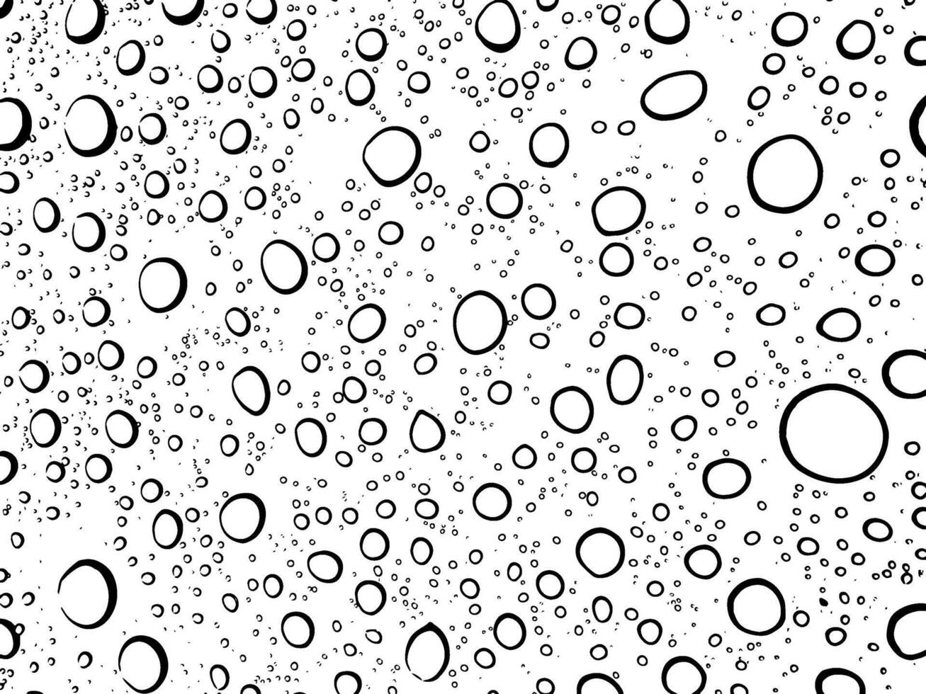 Transparent water droplet texture for background vector