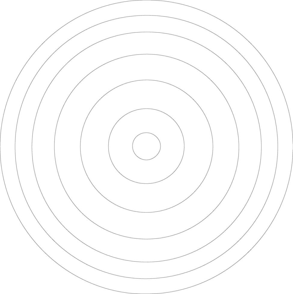 target  outline silhouette vector