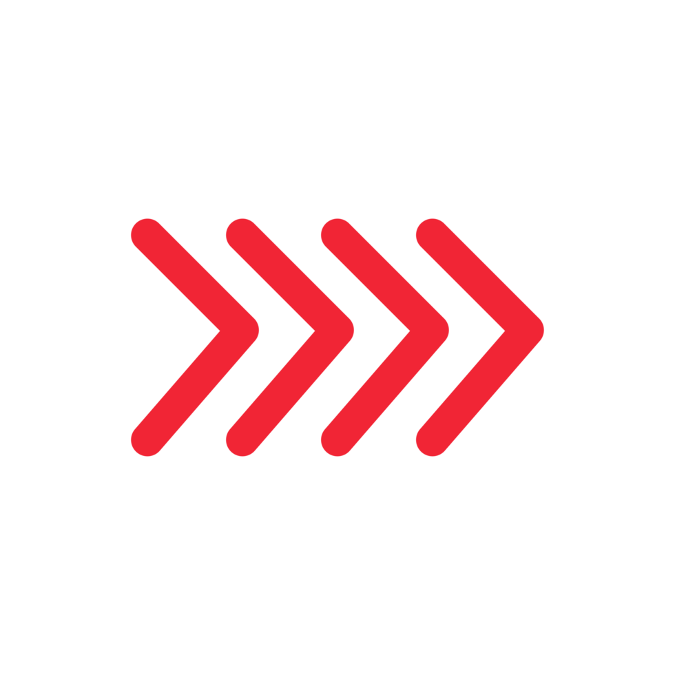 vermelho Setas; flechas placa símbolo com transparente fundo png