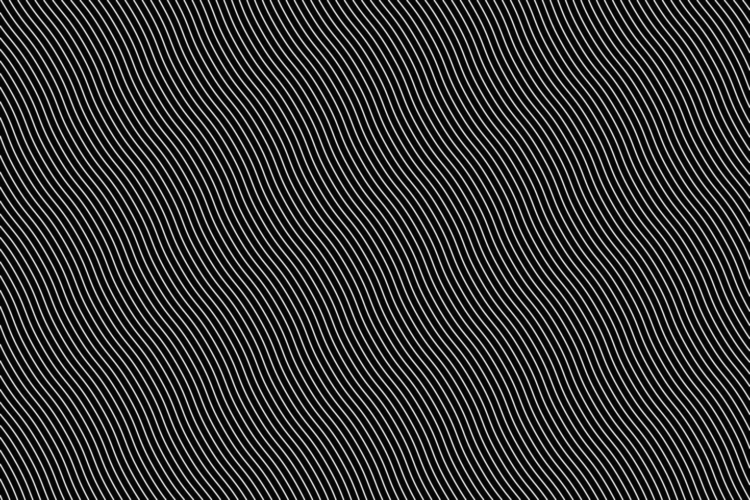 Thin wavy lines seamless pattern. Repeatable wavy zigzag lines vector pattern.