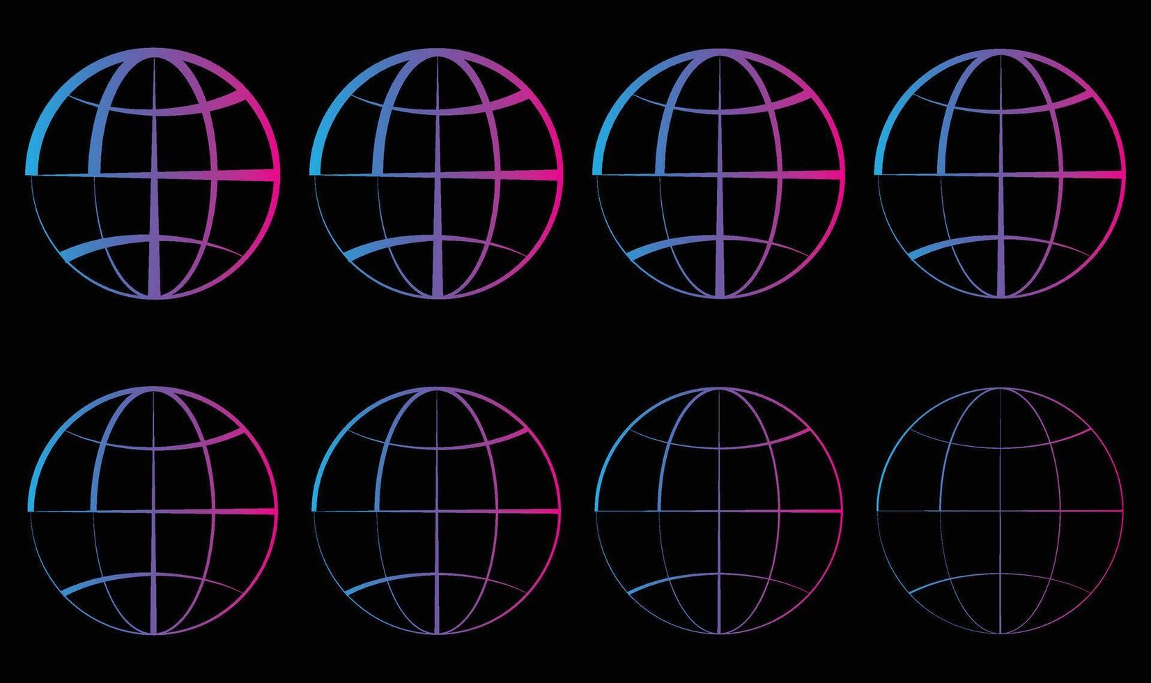 Globe icon world icon globe symbol vector illustration.