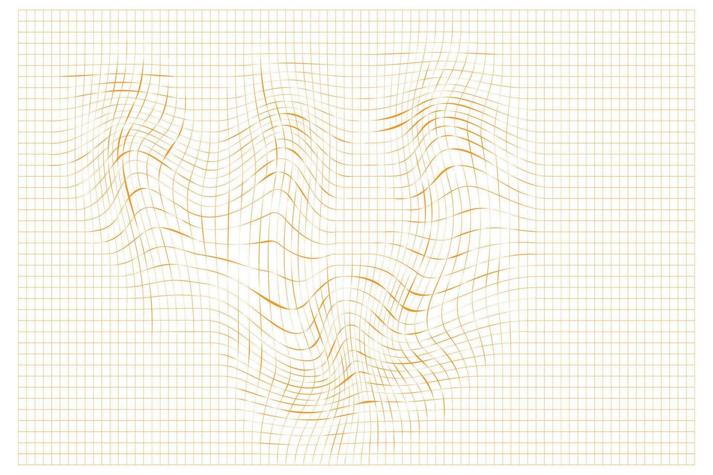 resumen geométrico antecedentes con ondulado cuadrícula curvo vector. vector