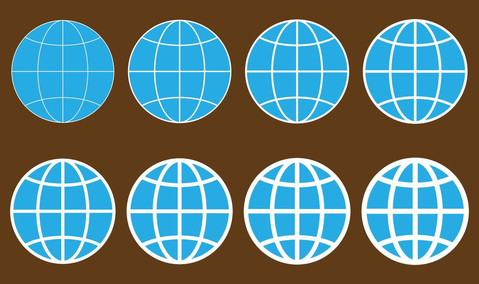 Globe icon, world icon, globe symbol vector illustration.