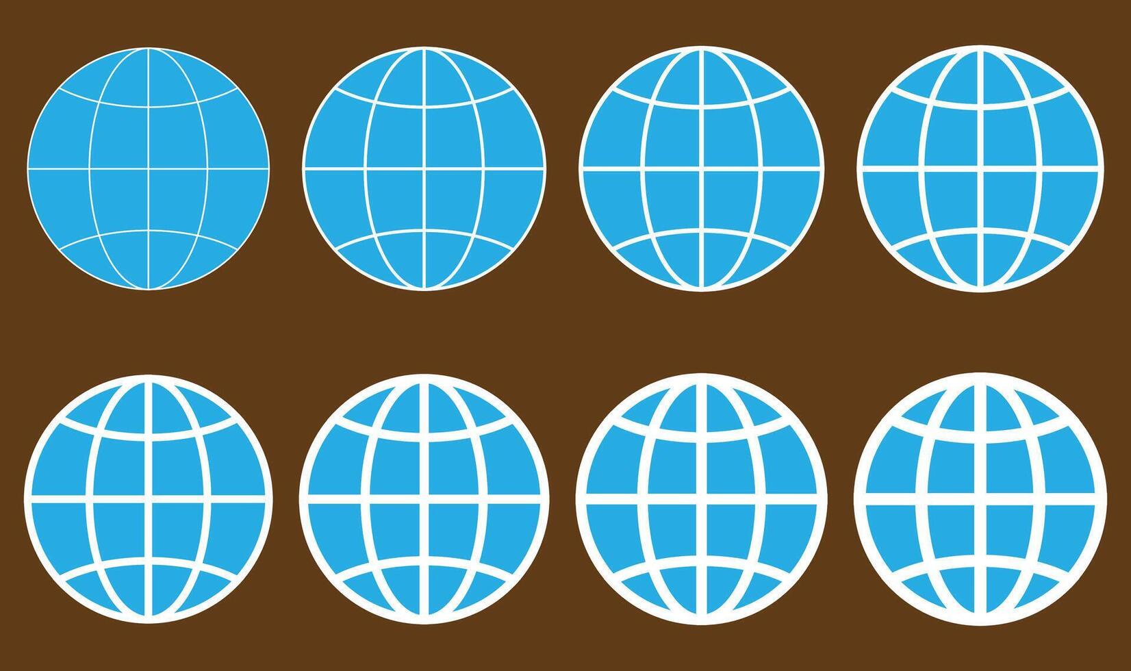 Globe icon, world icon, globe symbol vector illustration.