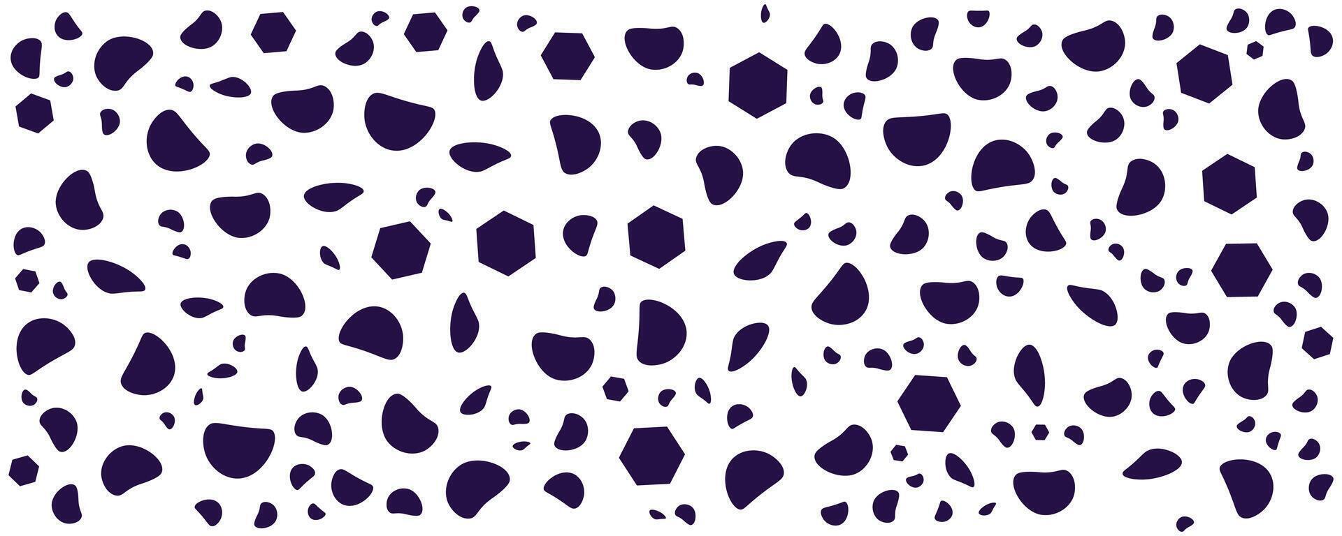 Blob irregular shape organic set, random black simple shapes. Pebble, inkblot stone silhouettes. vector