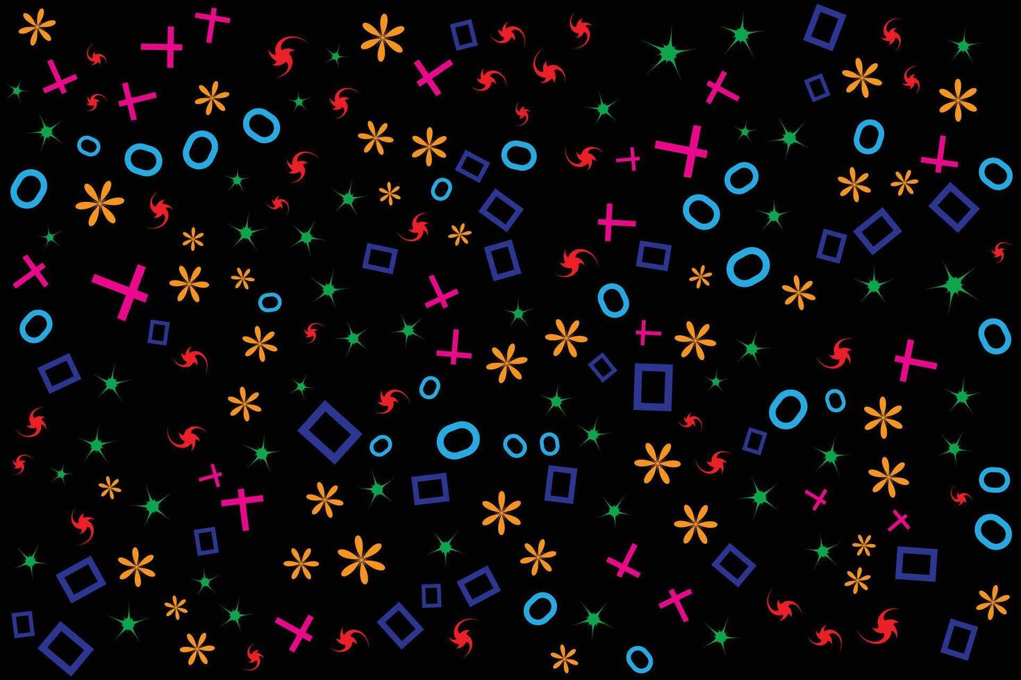 Seamless color pattern memphis multicolor geometric abstract background. vector