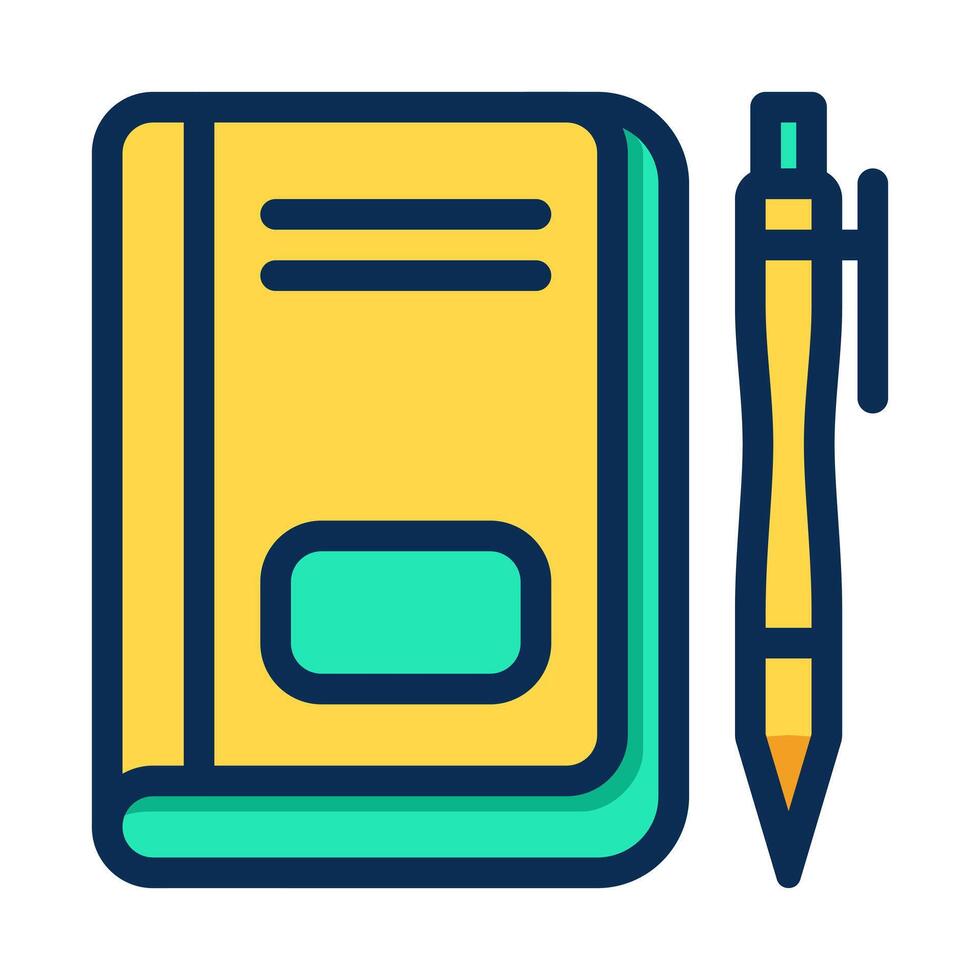 Stationery and Books Perfect Pixel Icon 64px vector