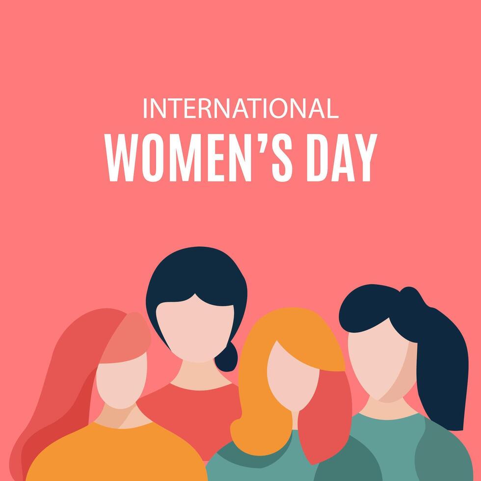International women's day Illustrations vector