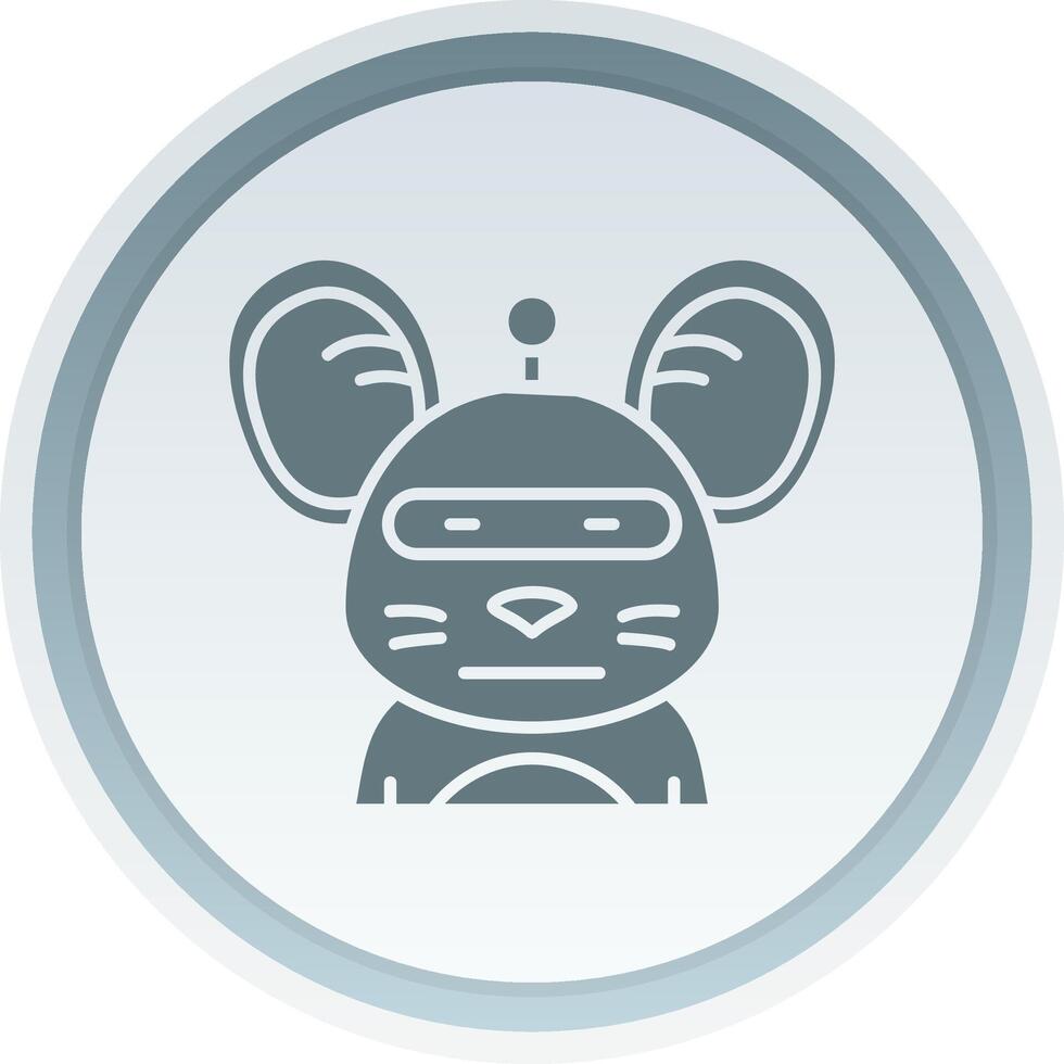 Robot Solid button Icon 38513521 Vector Art at Vecteezy