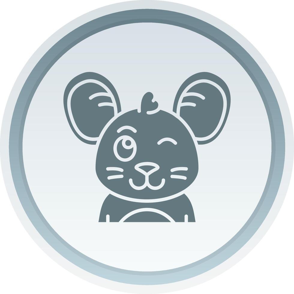 Wink Solid button Icon 38513549 Vector Art at Vecteezy