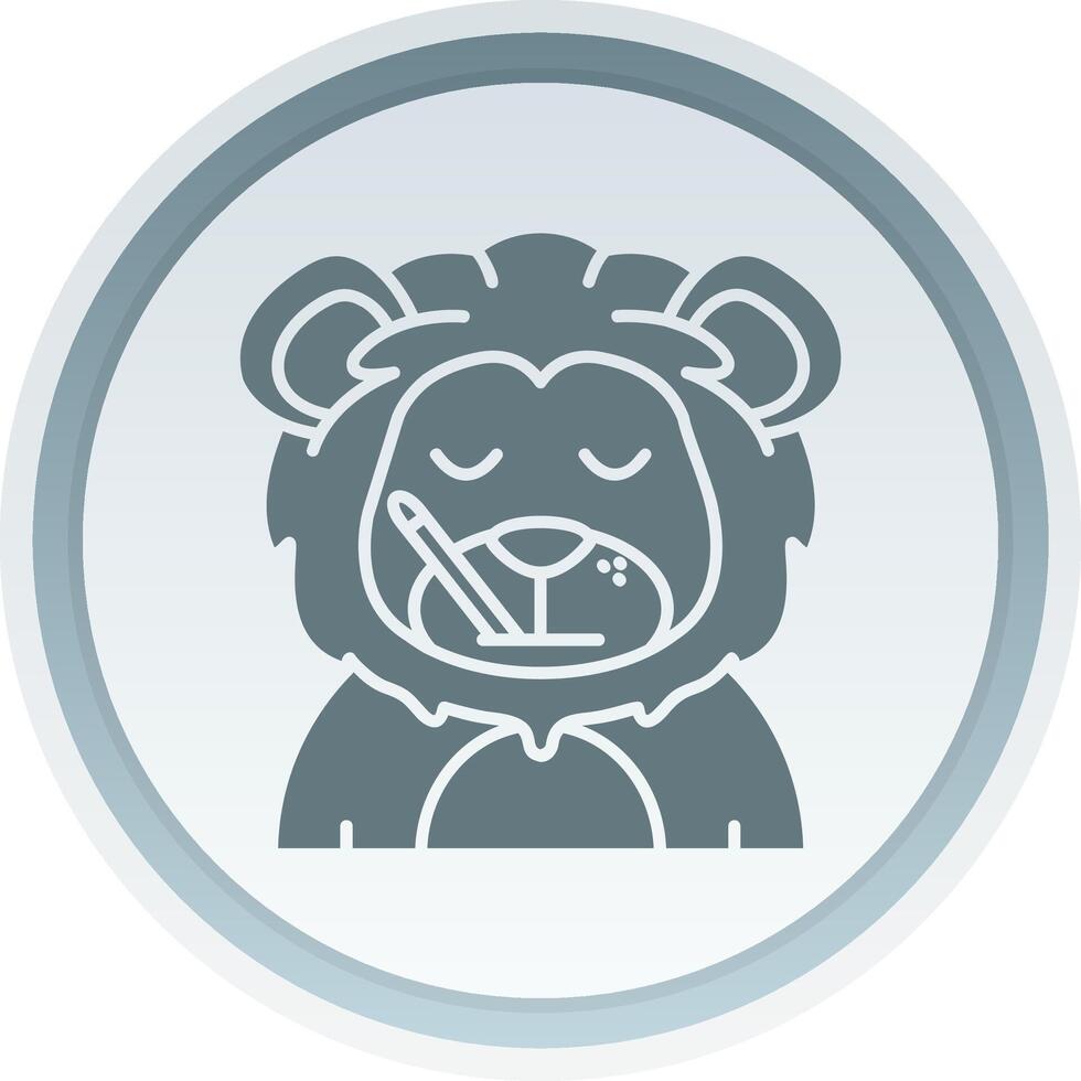 Sick Solid button Icon 38513641 Vector Art at Vecteezy
