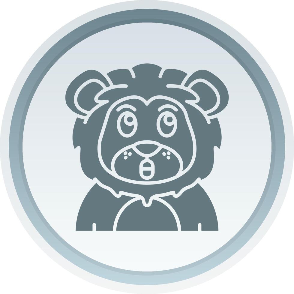 Surprised Solid button Icon 38513674 Vector Art at Vecteezy