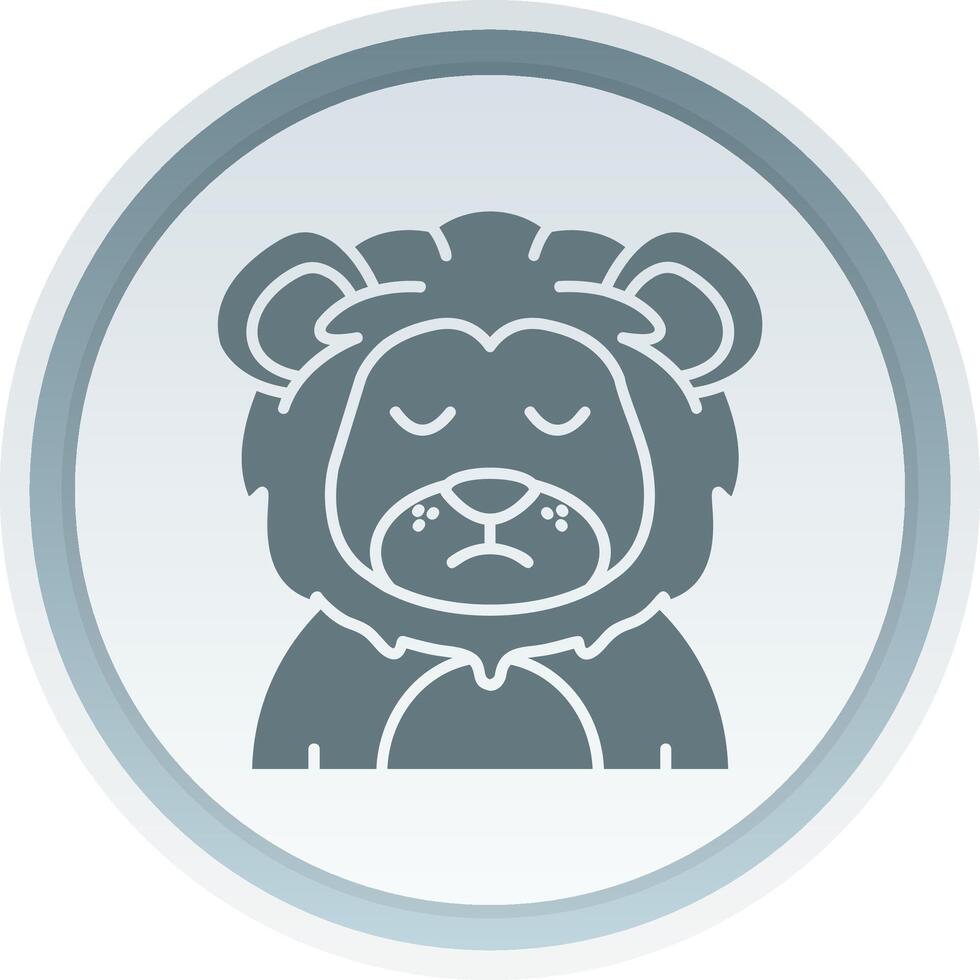 Sad Solid button Icon 38513675 Vector Art at Vecteezy