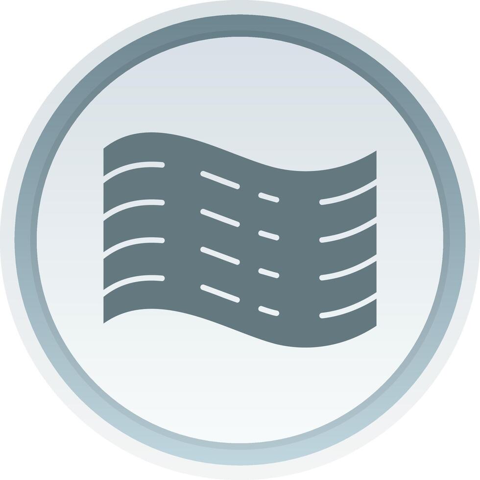 Haze Solid button Icon vector