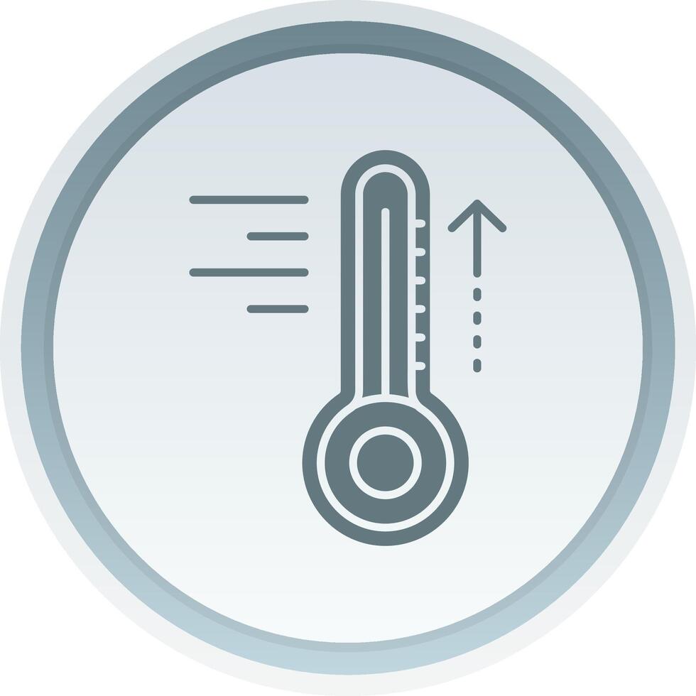 Hot Solid button Icon vector