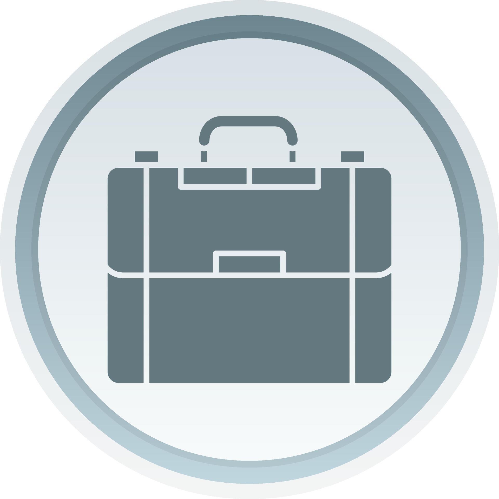 Briefcase Solid button Icon 38513752 Vector Art at Vecteezy