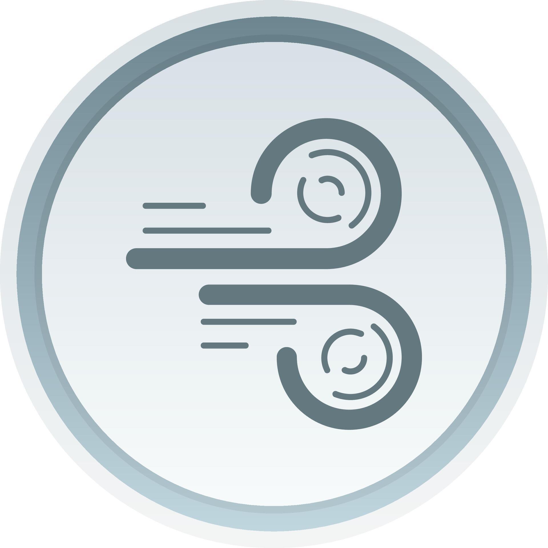 Wind Solid button Icon 38513755 Vector Art at Vecteezy
