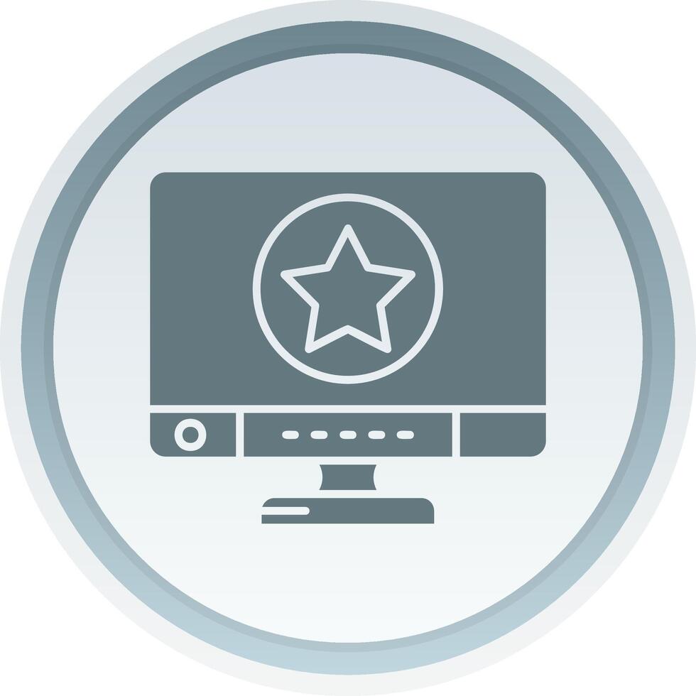 Star Solid button Icon 38513824 Vector Art at Vecteezy