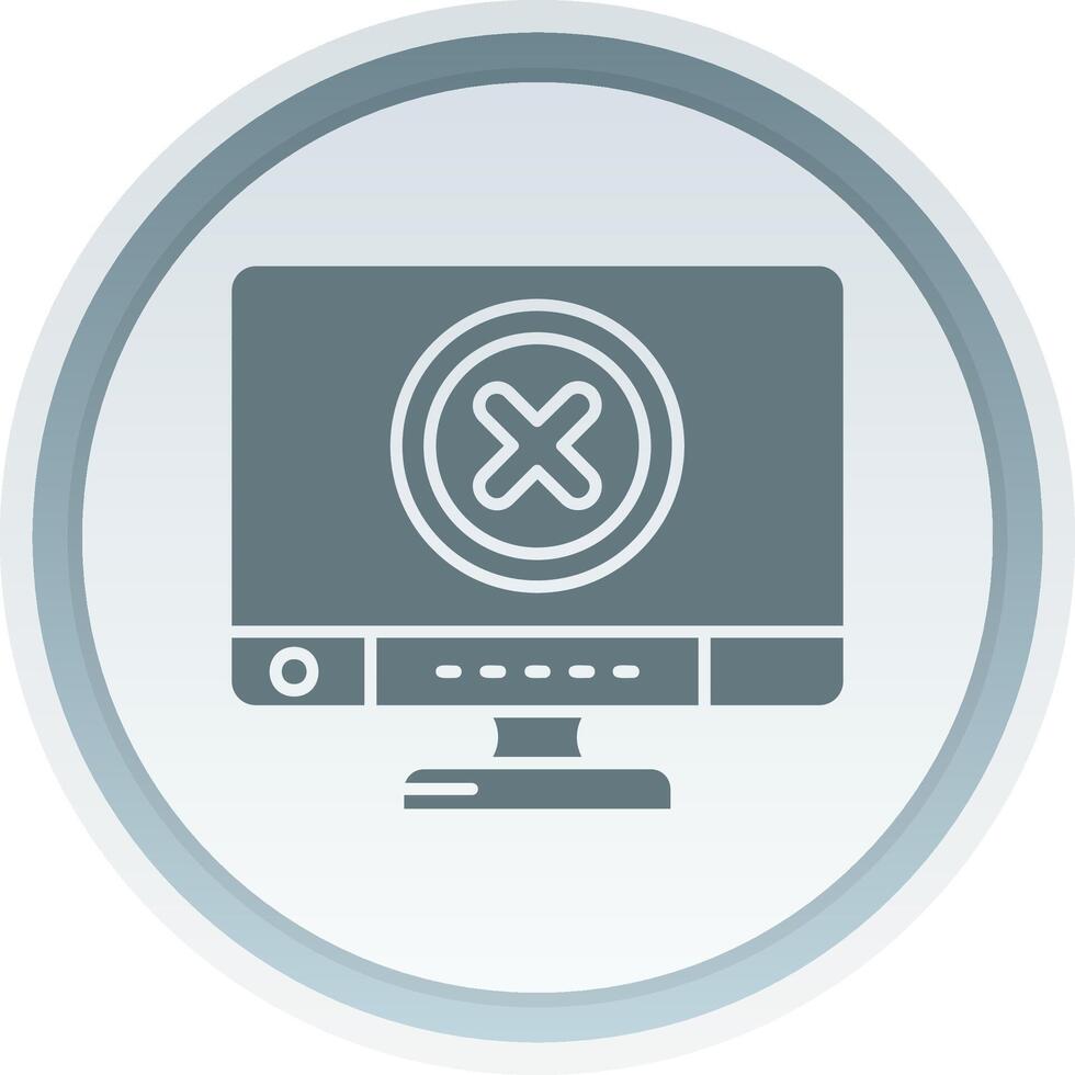Cancel Solid button Icon 38513892 Vector Art at Vecteezy