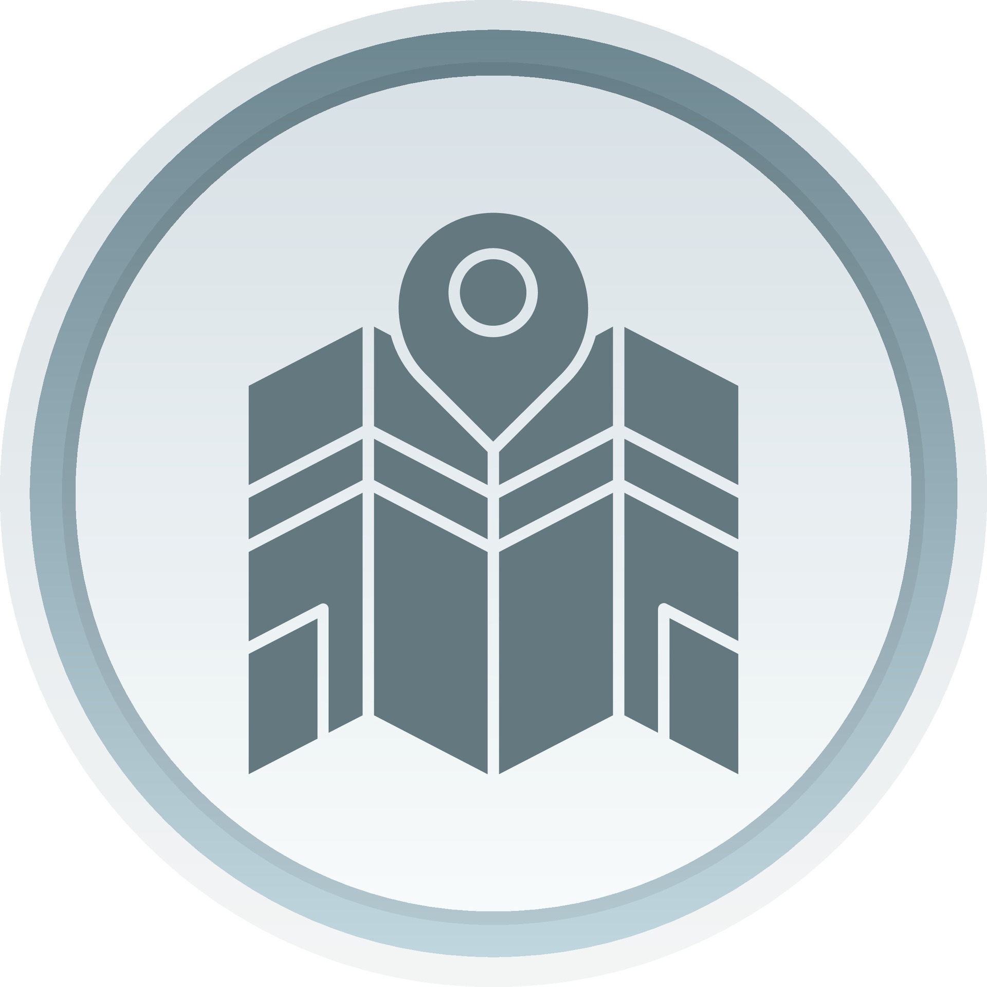 Map Solid button Icon 38513916 Vector Art at Vecteezy