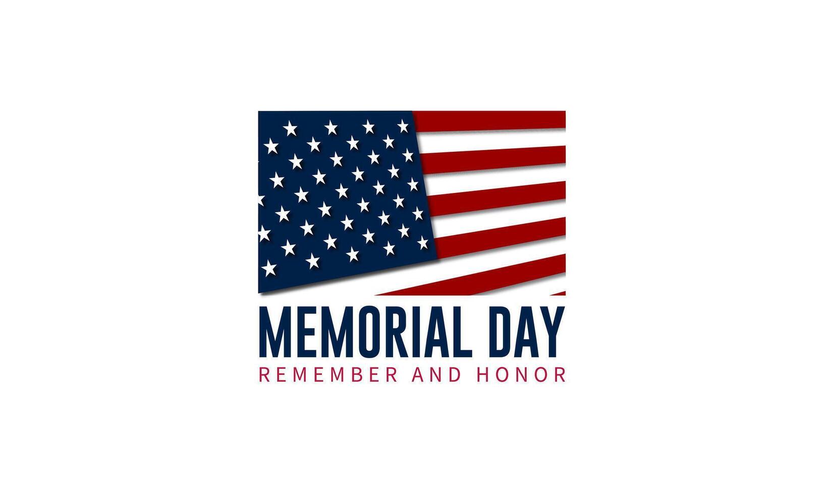 Memorial day background design vector illustration