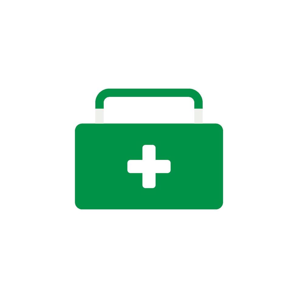 Medical kit icon logo design template isolated illustration vector