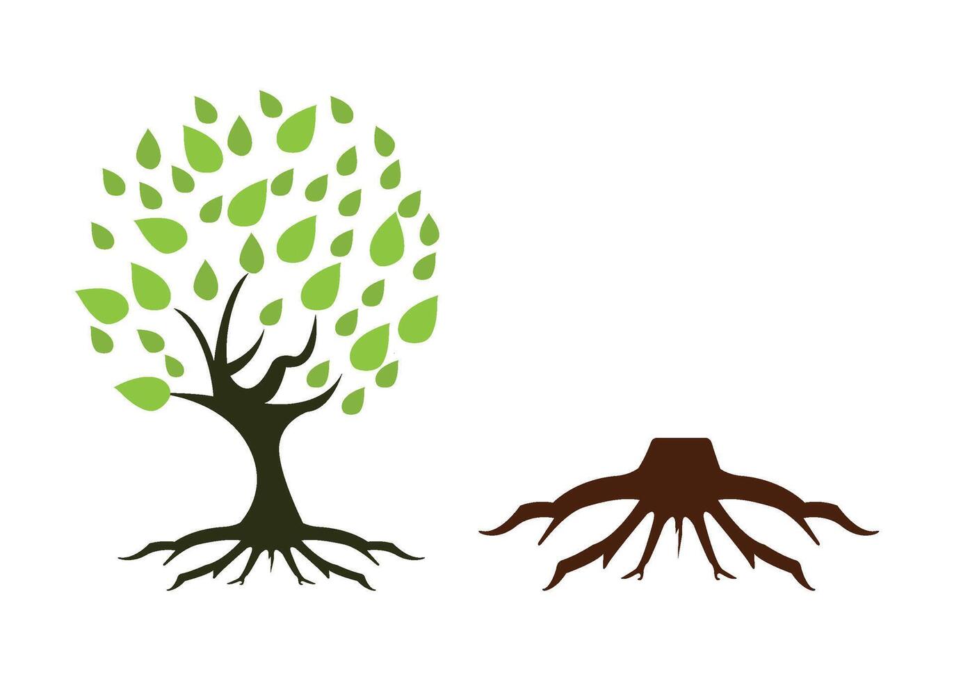 Tree icon design template isolated illustration vector