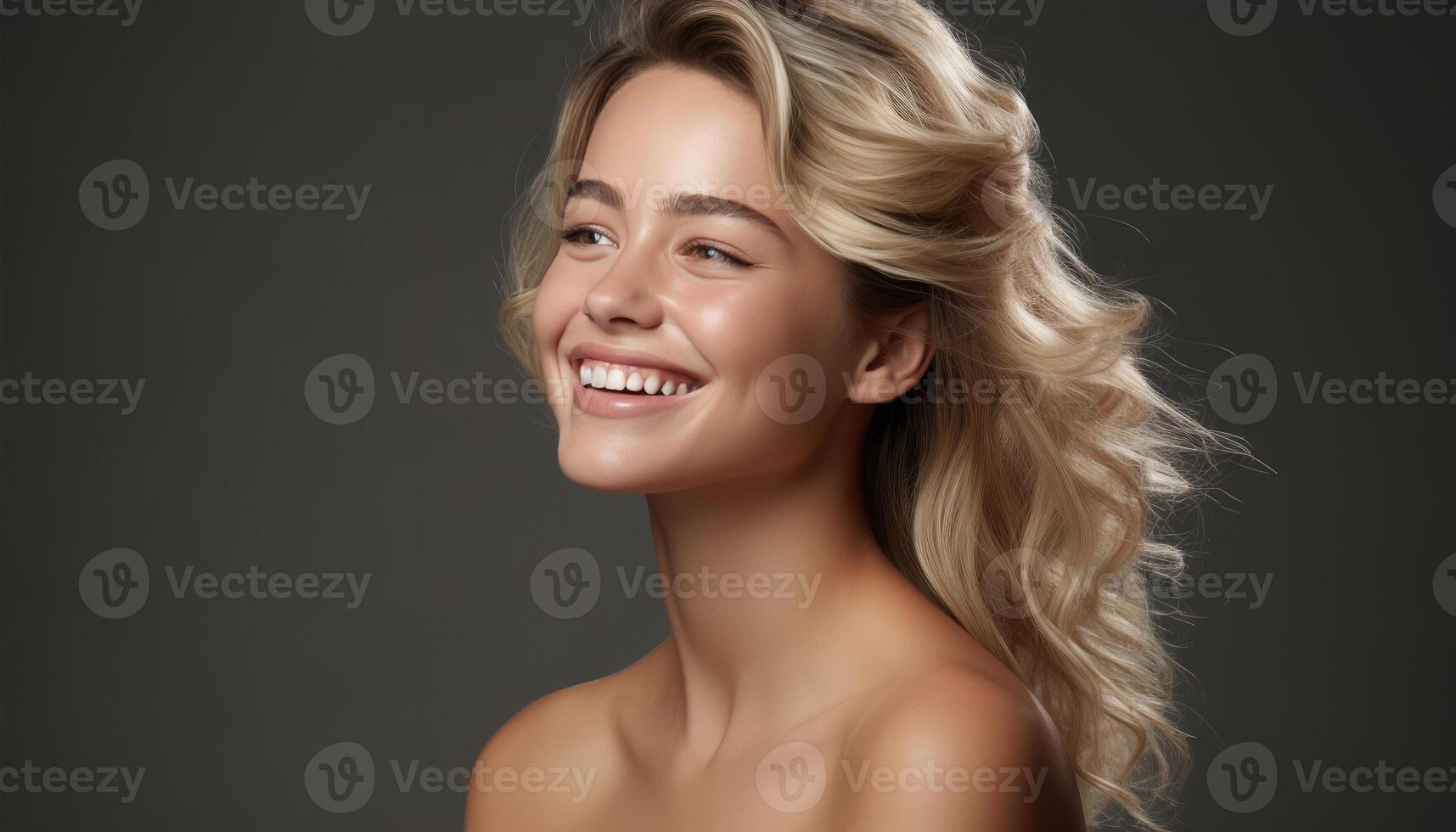 AI generated Timeless Beauty - Banner Featuring an Attractive Model photo