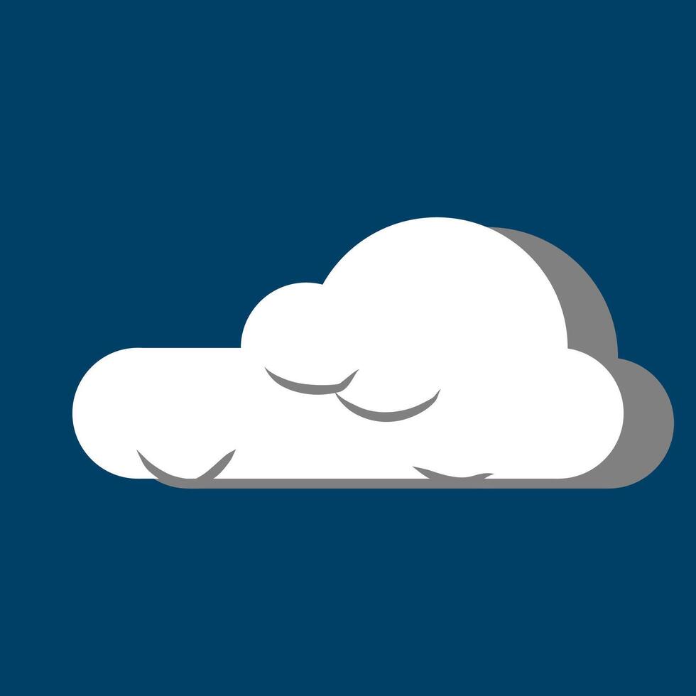 grey cloudy sky vector