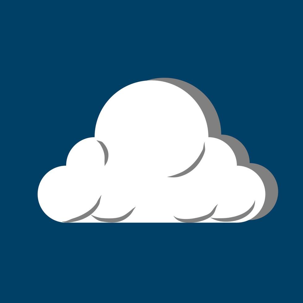 grey cloudy sky vector