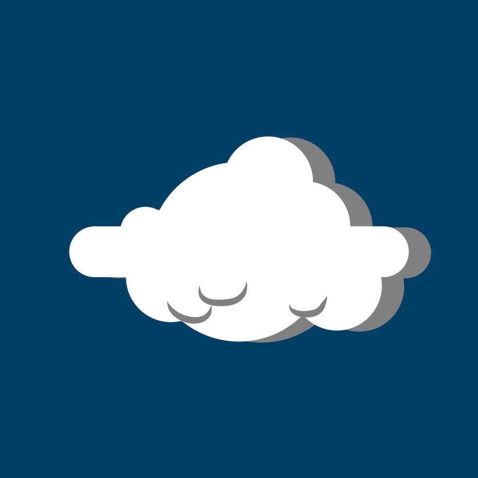 grey cloudy sky vector