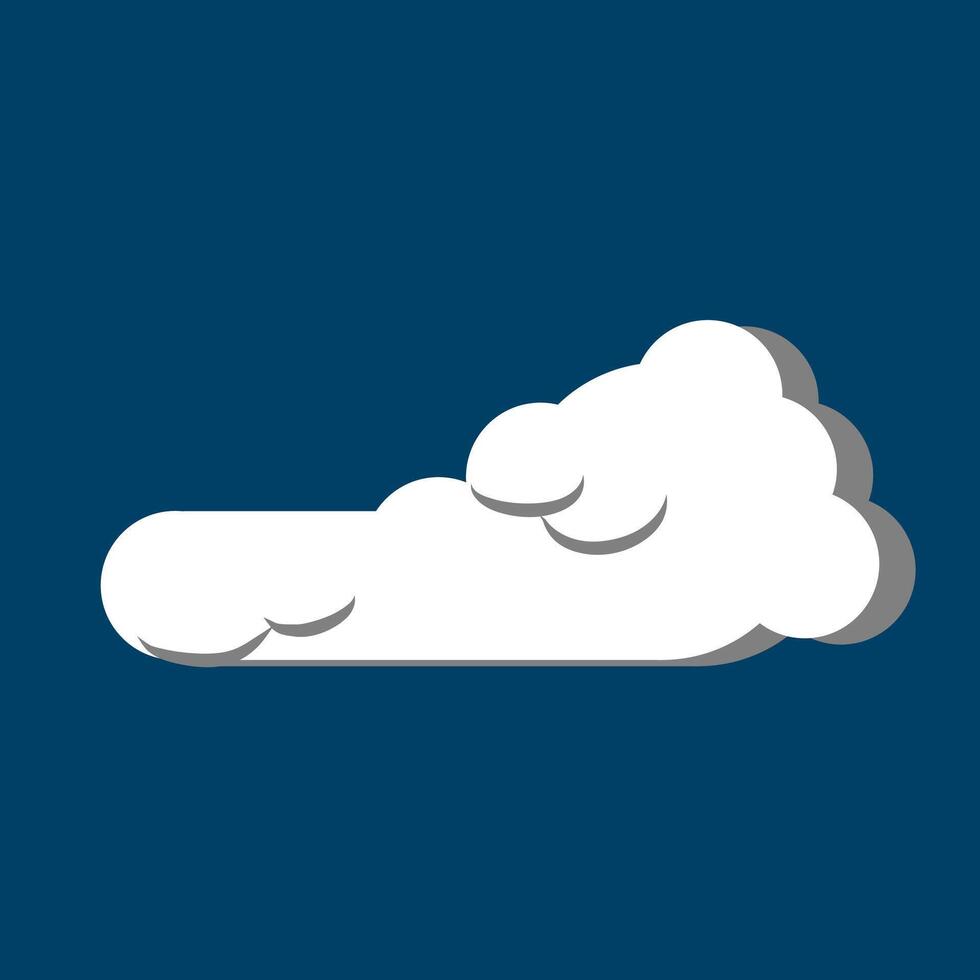 grey cloudy sky vector