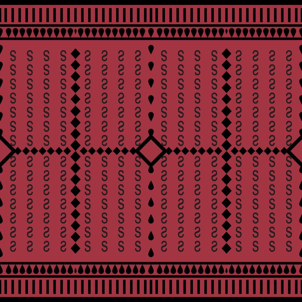 geometric shapes fabric design vector Mix and match Thai patterns. Seamless, carpeted floors, tapei, shawls, towels, textiles, yoga mats, neck scarves or patterned handkerchiefs.