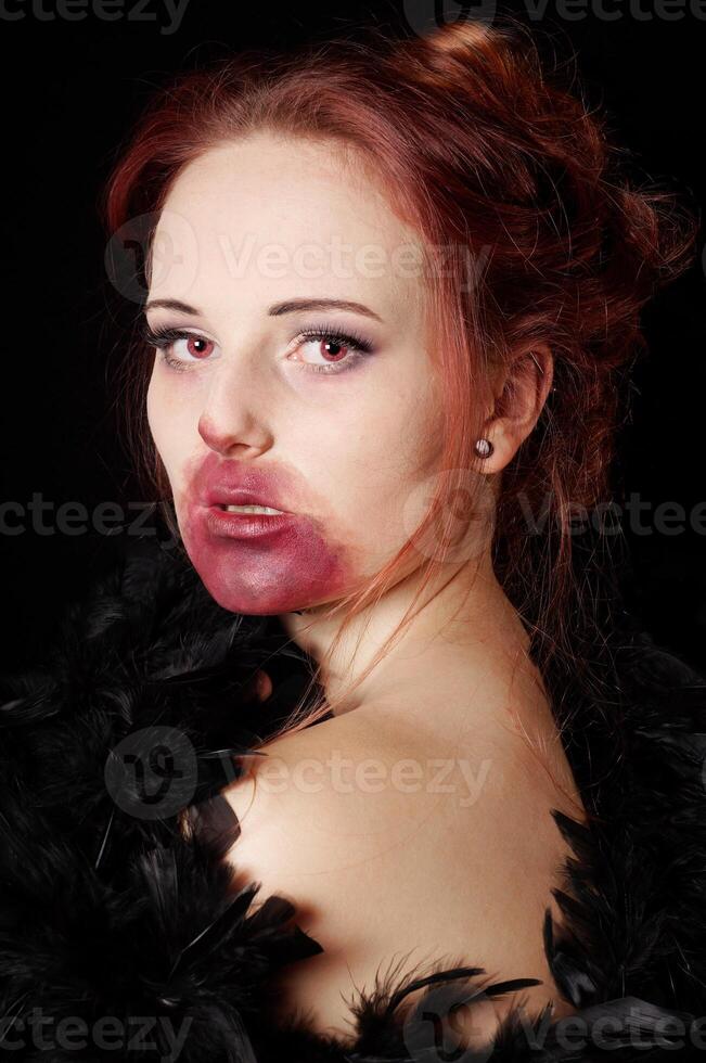 female vampire or zombie photo