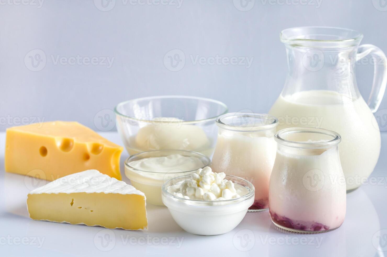 Dairy products set photo