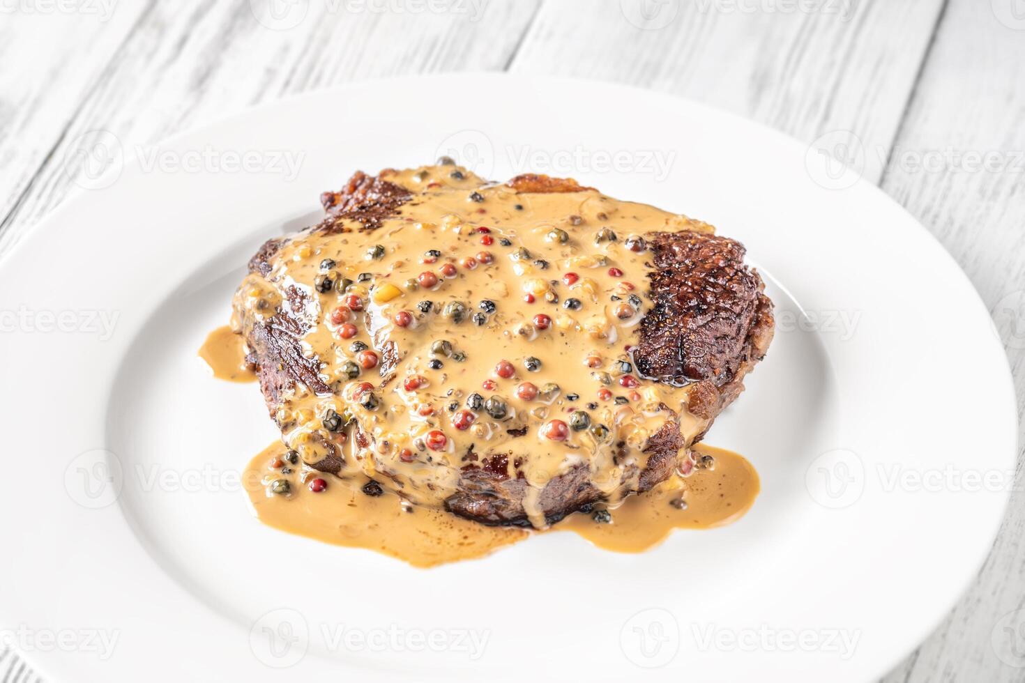 Steak au poivre photo