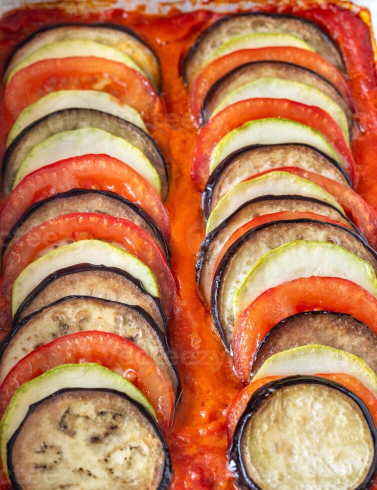 Ratatouille baking dish photo