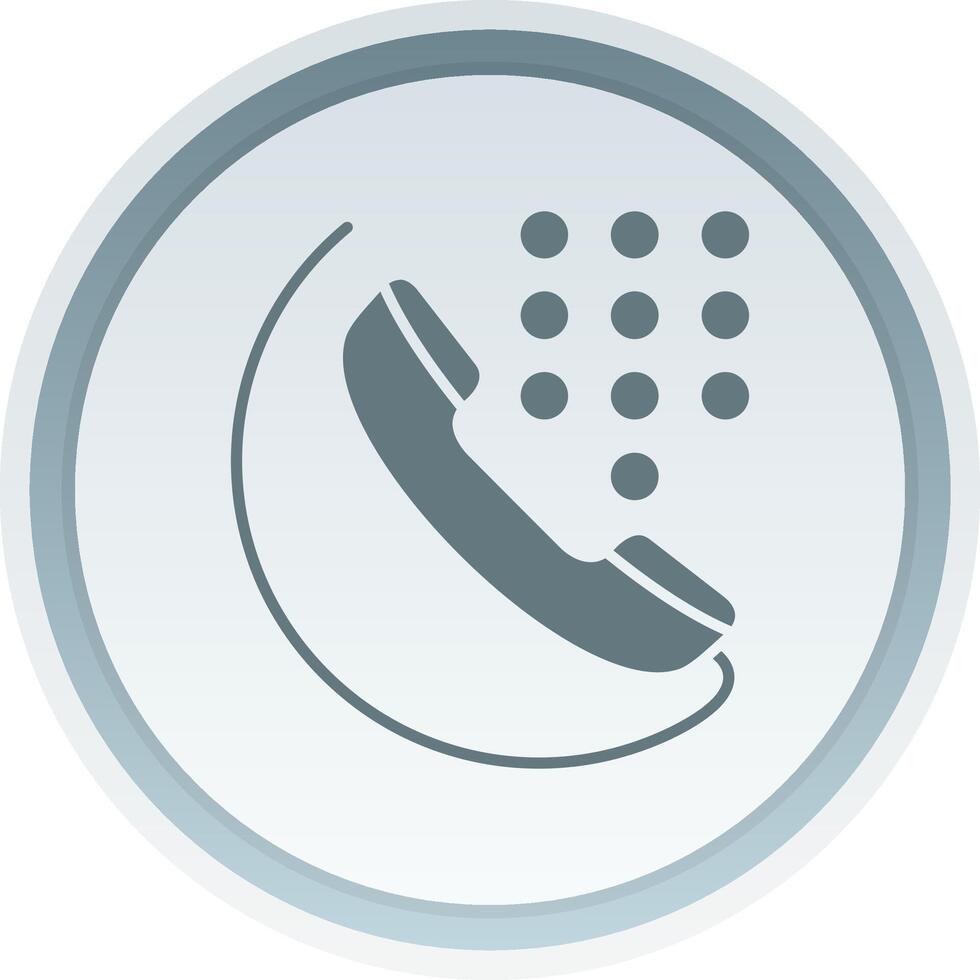 Dial Solid button Icon 38516266 Vector Art at Vecteezy